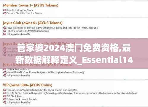 管家婆2024澳门免费资格,最新数据解释定义_Essential14.304