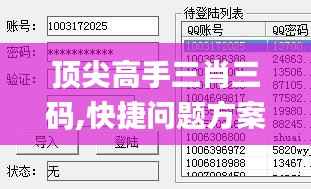 顶尖高手三肖三码,快捷问题方案设计_KP6.528