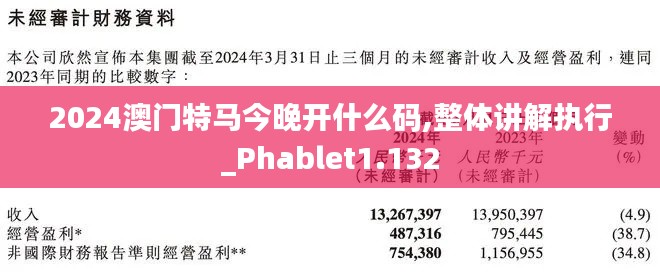 2024澳门特马今晚开什么码,整体讲解执行_Phablet1.132