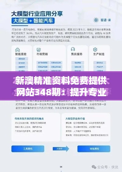 新澳精准资料免费提供网站348期:提升专业技能的新选择