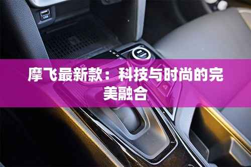 摩飞最新款:科技与时尚的完美融合