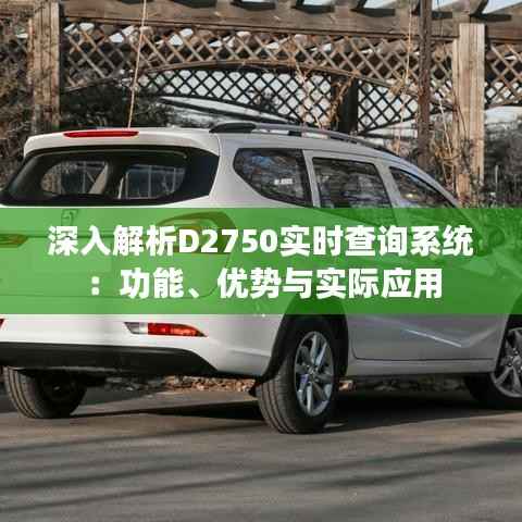 深入解析D2750实时查询系统：功能、优势与实际应用