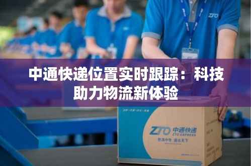 中通快递位置实时跟踪：科技助力物流新体验