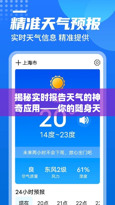 揭秘实时报告天气的神奇应用——你的随身天气预报助手