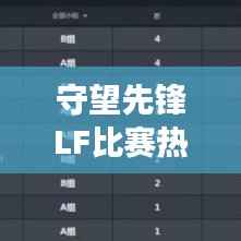 守望先锋LF比赛热血瞬间，竞技巅峰的震撼回顾