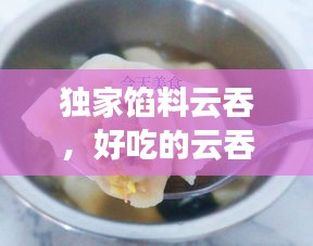 独家馅料云吞,好吃的云吞馅